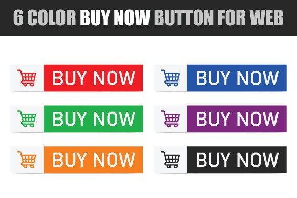 Buy Now Button Set: Graphics & Web Elements for Crafters