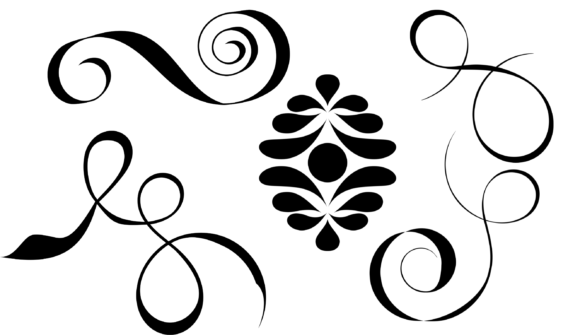 Caligraphic Elements: Graphics & Web Elements for Handmade Brands