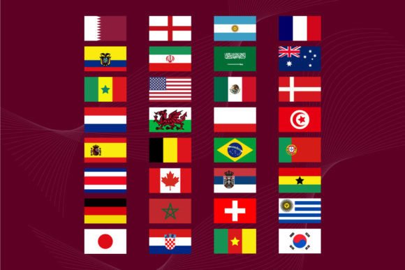 Flags Graphics for Web Elements & Creative Selling