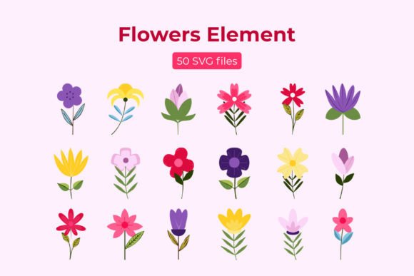 Floral Element: Web Elements & Graphics for Real Design Work
