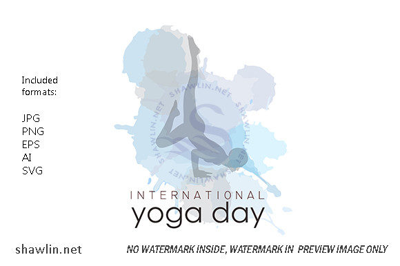 International Yoga Day Workout Position Graphics