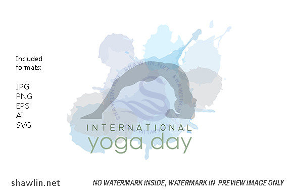 International Yoga Pilate Position Graphics