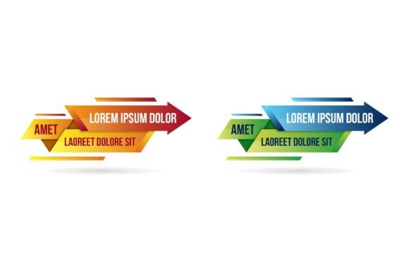 Moving Forward Element Banner: Modern Graphics for Web Elements