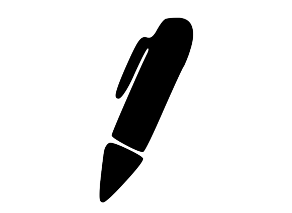 New UI Web Ding Pen Icon: Graphics & Web Elements