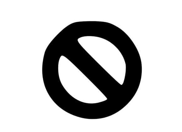 New Web Ding Forbidden Icon: Web Elements & Graphics