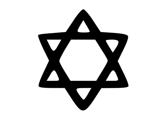 New Web Ding Jewish Sta Icon: Graphics & Web Elements